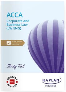 [978-1-83996-278-3] Corporate &amp; Business Law (LW-ENG) Study Text 2025 - 2026